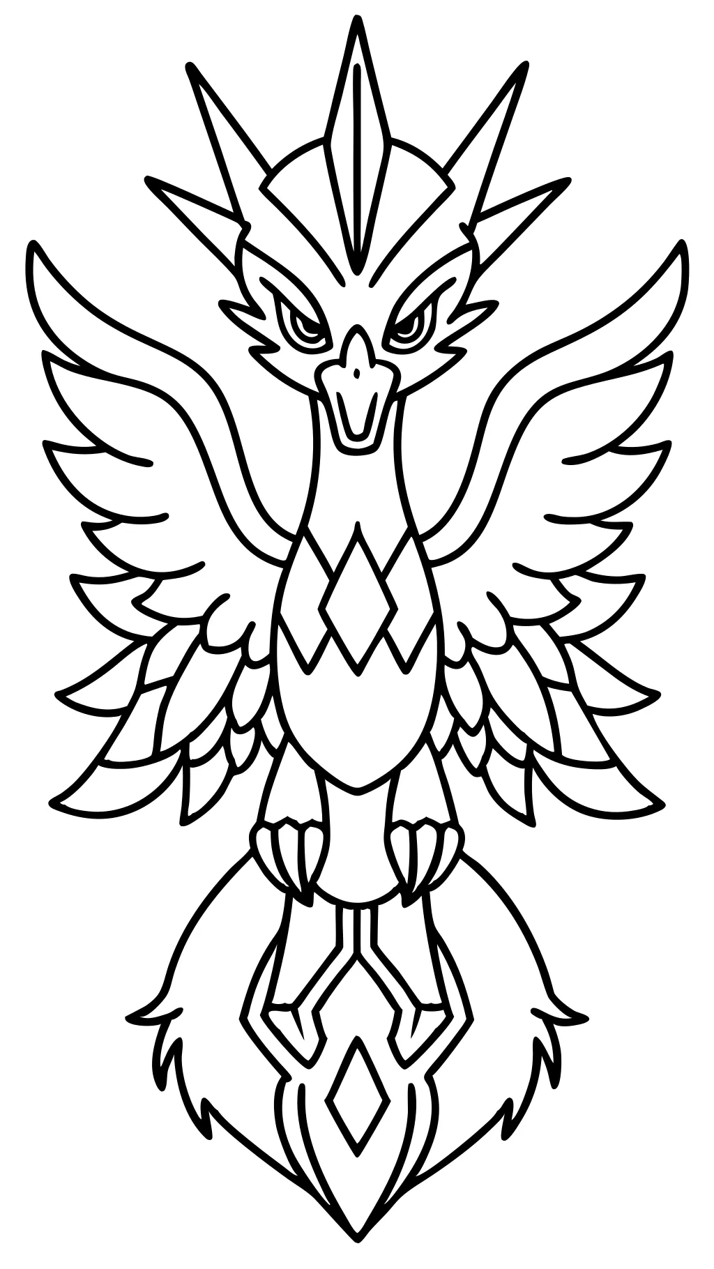 pokemon coloring pages of legendaries